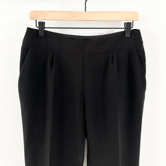 J. Crew Pleated Cropped Pants Black Size 4 Petite - Picture 4 of 7